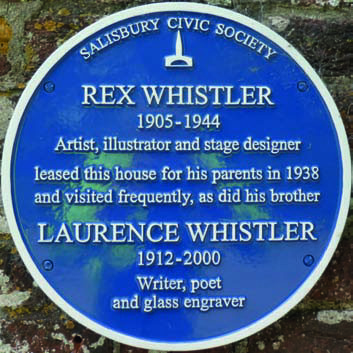Rex (1905-1944) and Laurence Whistler (1912-2000)